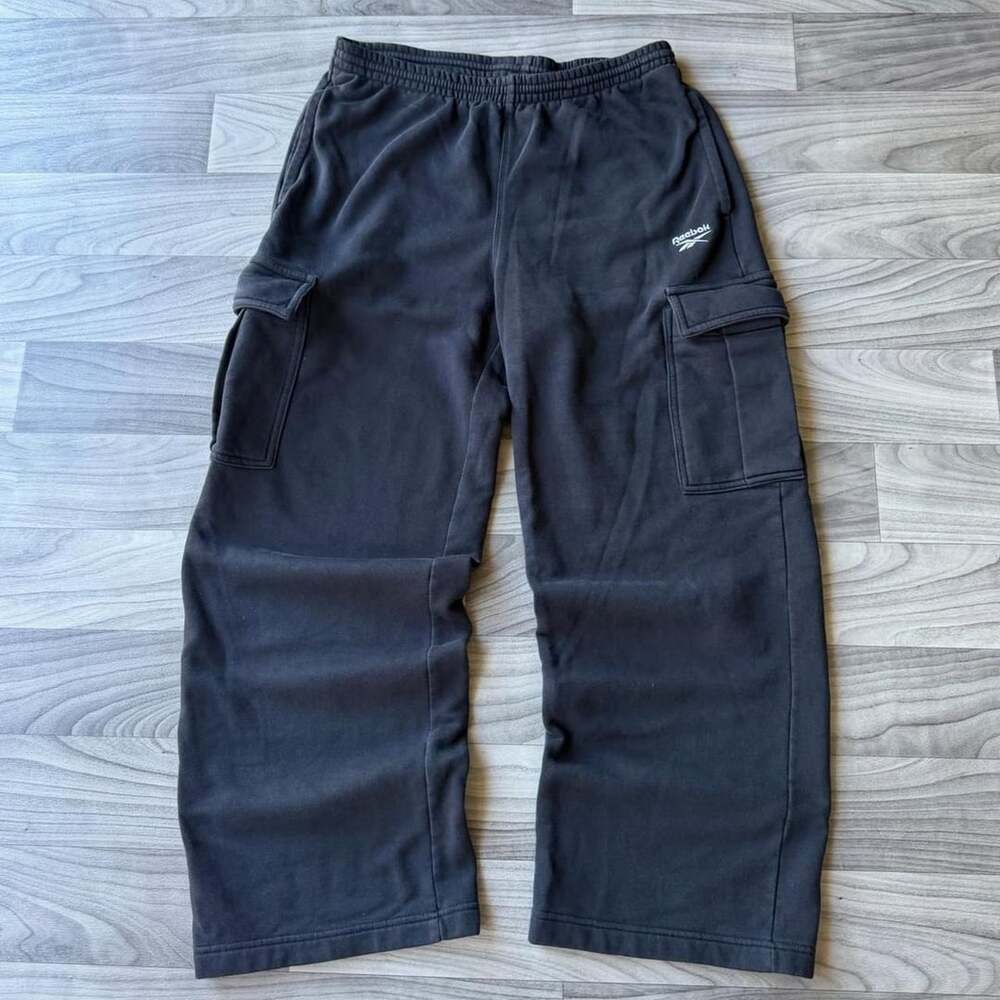 Reebok Y2K Vintage Baggy Cargo Sweatpants Black